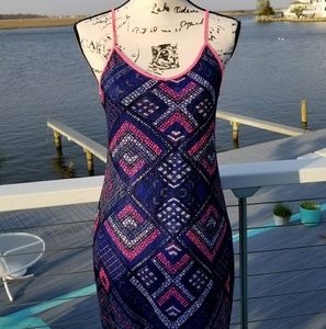 Fire Los Angeles Aztec maxi dress